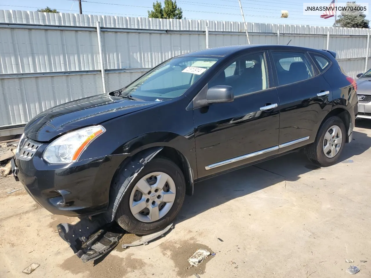 2012 Nissan Rogue S VIN: JN8AS5MV1CW704005 Lot: 72810914