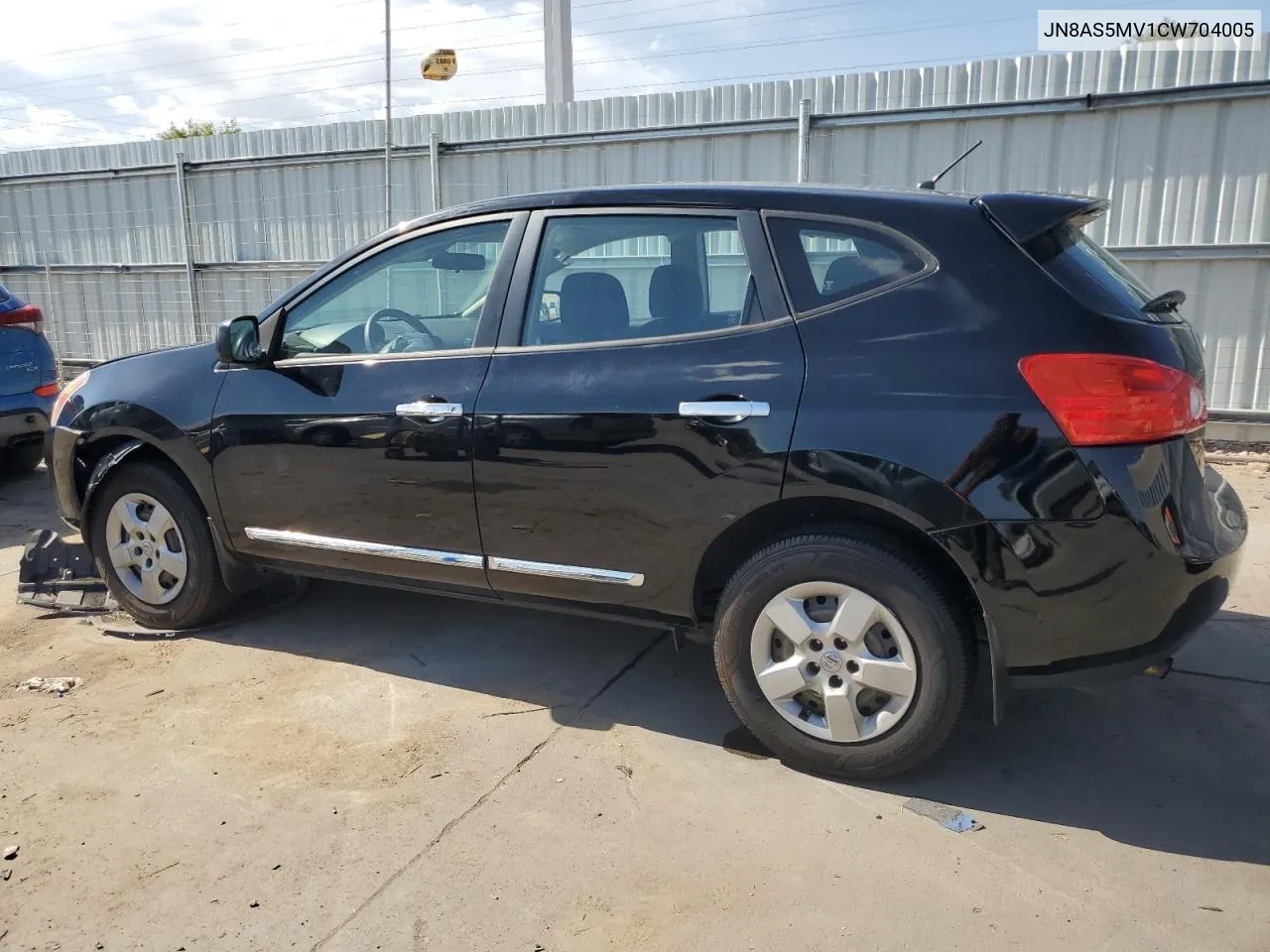 2012 Nissan Rogue S VIN: JN8AS5MV1CW704005 Lot: 72810914