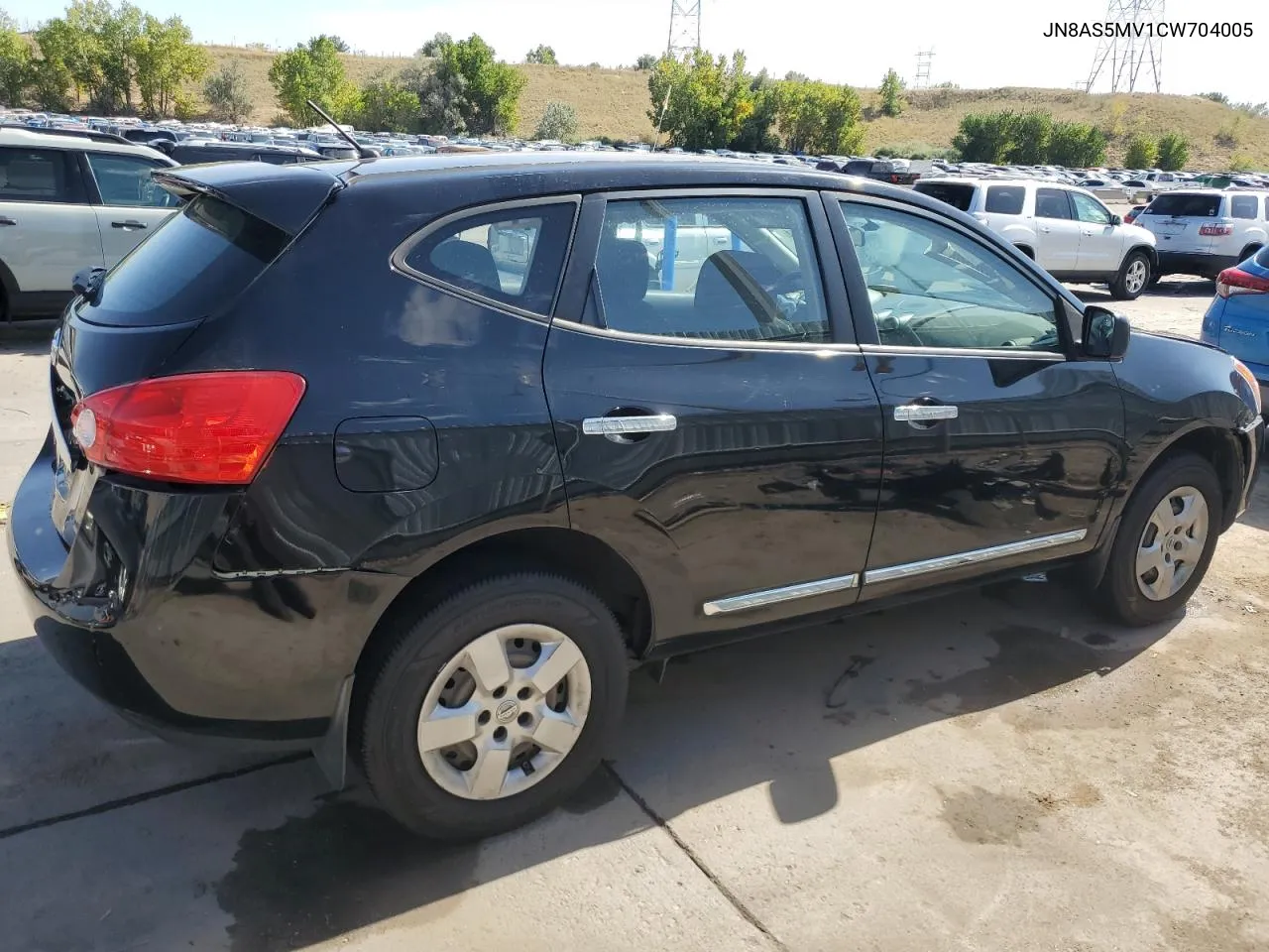 2012 Nissan Rogue S VIN: JN8AS5MV1CW704005 Lot: 72810914