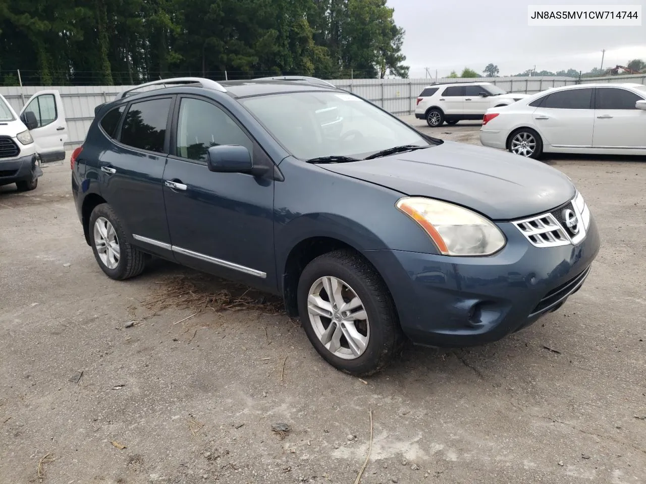 2012 Nissan Rogue S VIN: JN8AS5MV1CW714744 Lot: 72843084