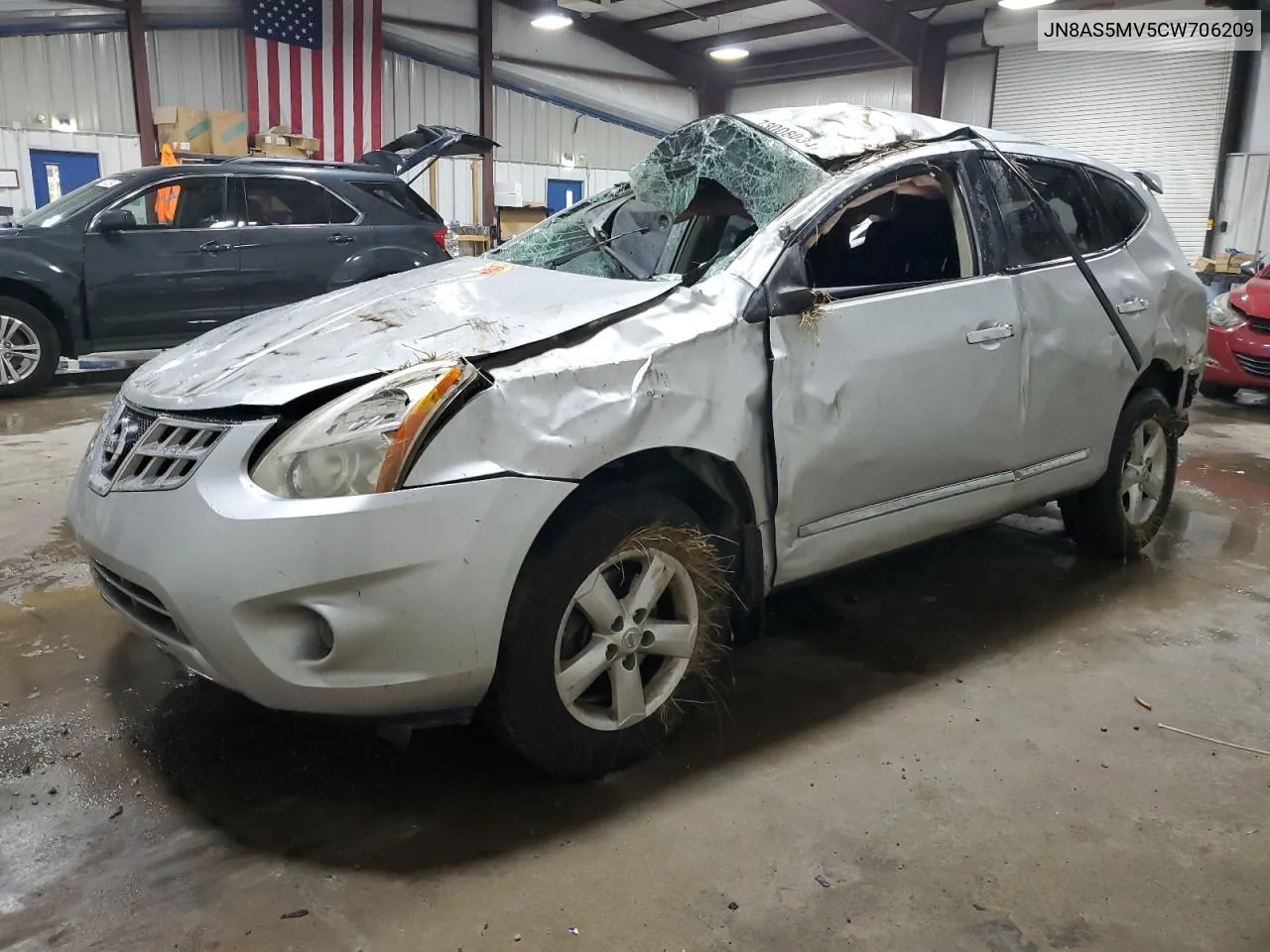 2012 Nissan Rogue S VIN: JN8AS5MV5CW706209 Lot: 73008034