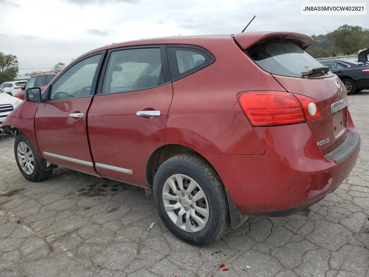 2012 Nissan Rogue S VIN: JN8AS5MV0CW402821 Lot: 73166434