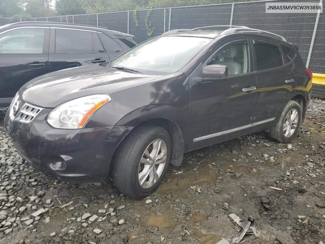 2012 Nissan Rogue S VIN: JN8AS5MV9CW393858 Lot: 73974204