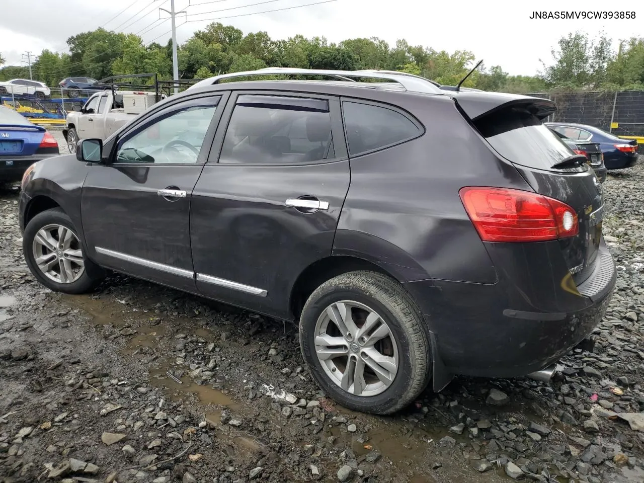 2012 Nissan Rogue S VIN: JN8AS5MV9CW393858 Lot: 73974204