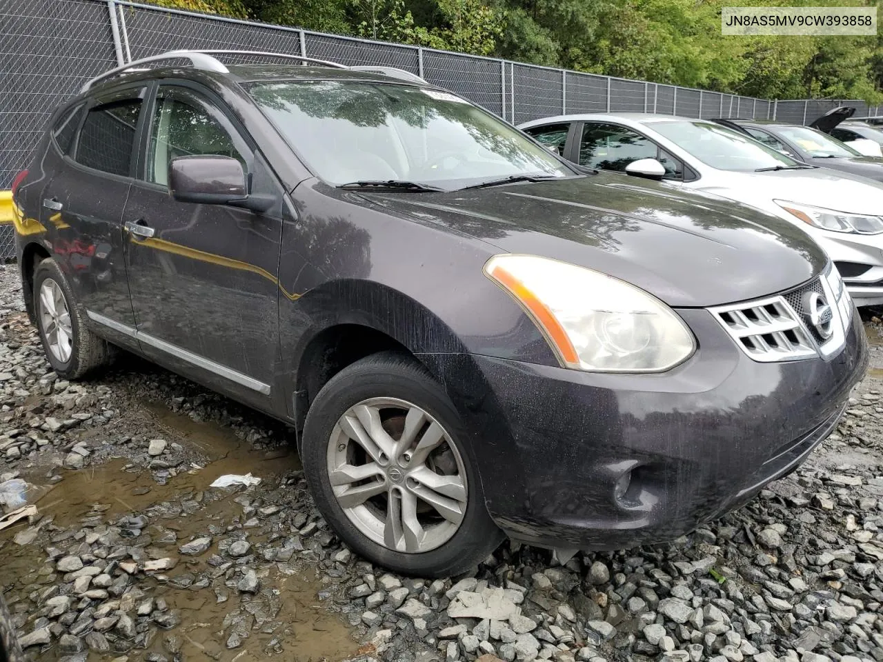 2012 Nissan Rogue S VIN: JN8AS5MV9CW393858 Lot: 73974204