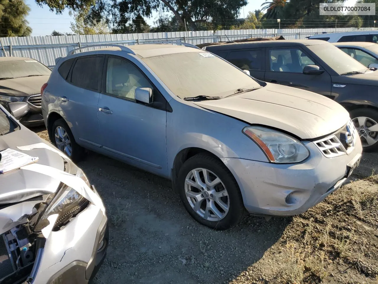 2012 Nissan Rogue S VIN: 0LDL0T70007084 Lot: 74153784