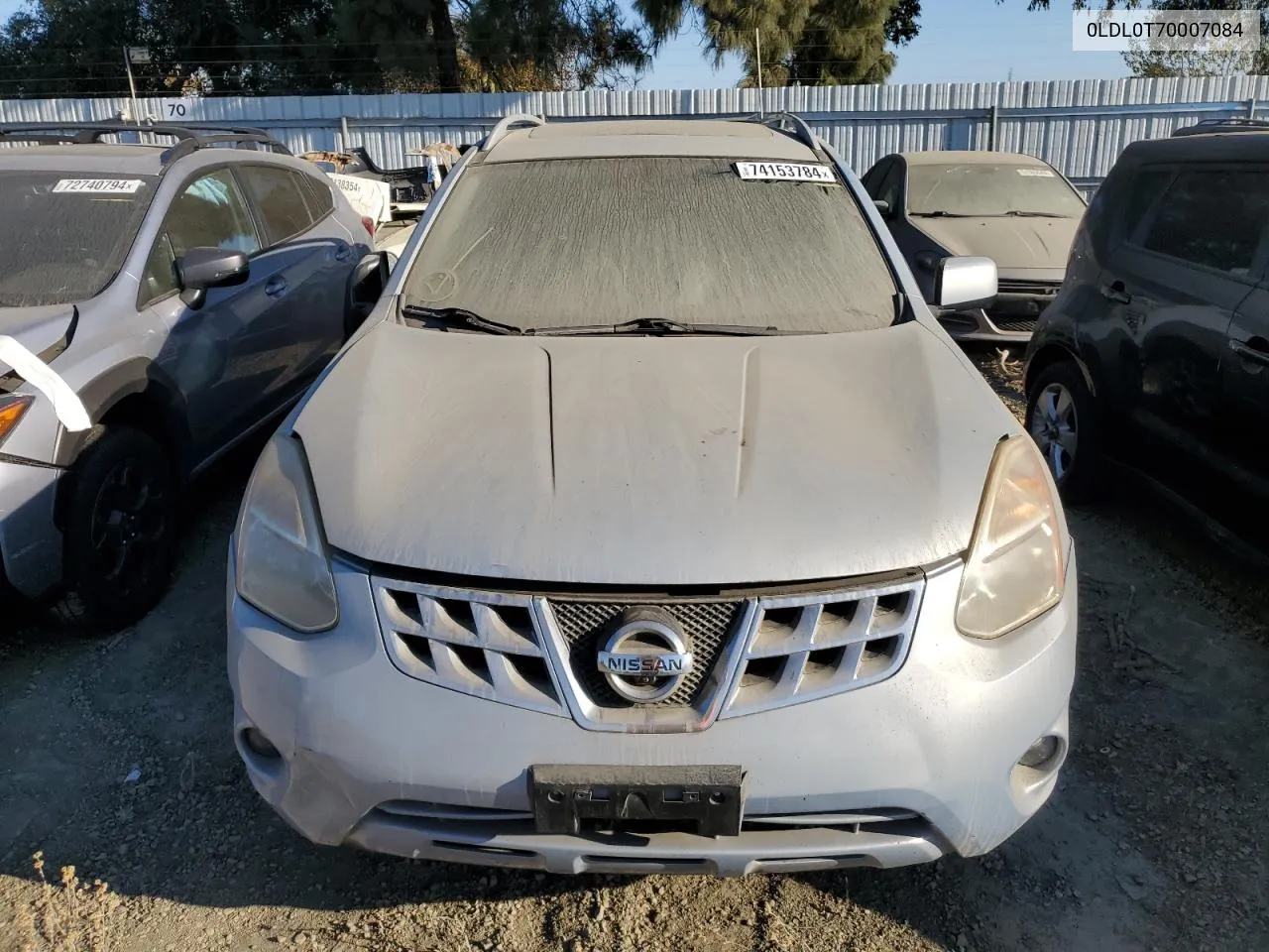 2012 Nissan Rogue S VIN: 0LDL0T70007084 Lot: 74153784