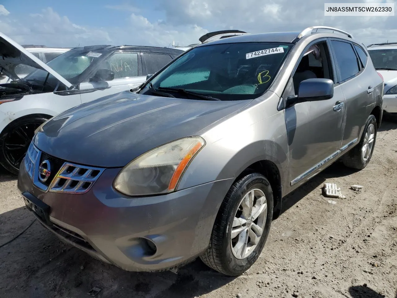 2012 Nissan Rogue S VIN: JN8AS5MT5CW262330 Lot: 74242744