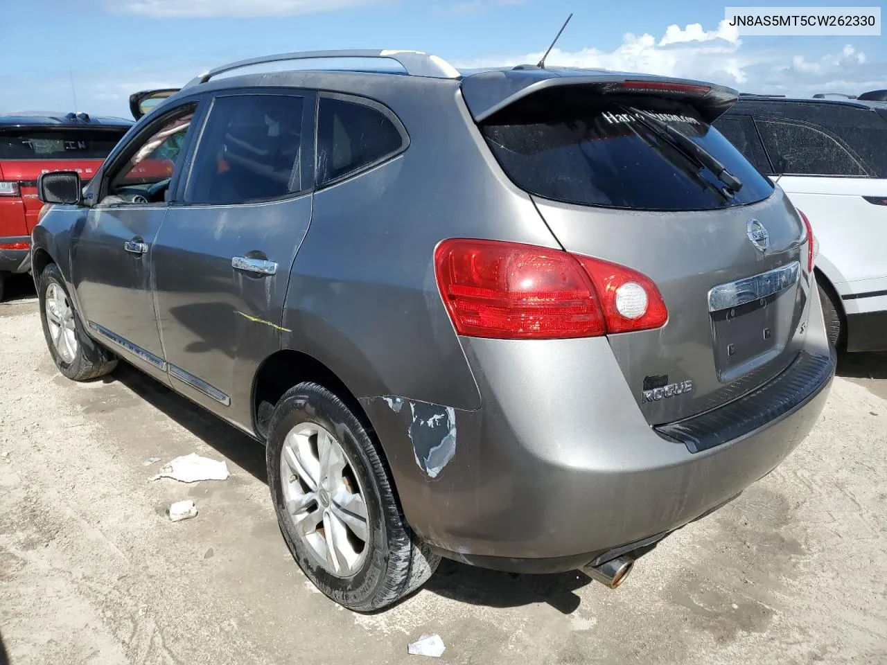 2012 Nissan Rogue S VIN: JN8AS5MT5CW262330 Lot: 74242744