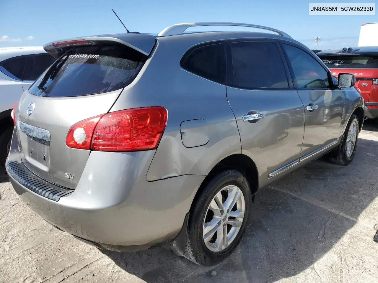 2012 Nissan Rogue S VIN: JN8AS5MT5CW262330 Lot: 74242744