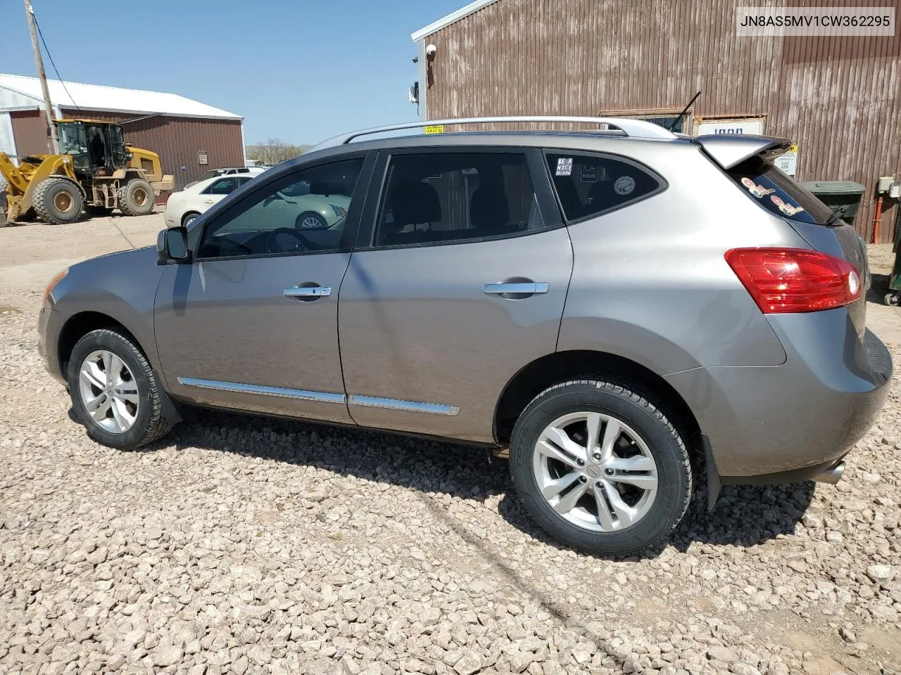 2012 Nissan Rogue S VIN: JN8AS5MV1CW362295 Lot: 74314323