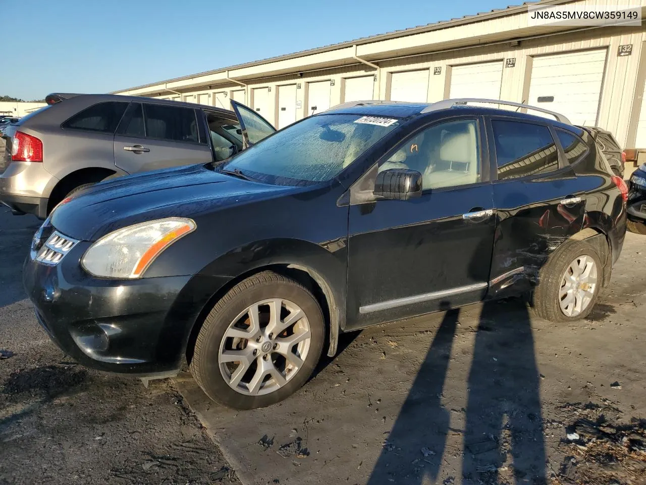 2012 Nissan Rogue S VIN: JN8AS5MV8CW359149 Lot: 74720724