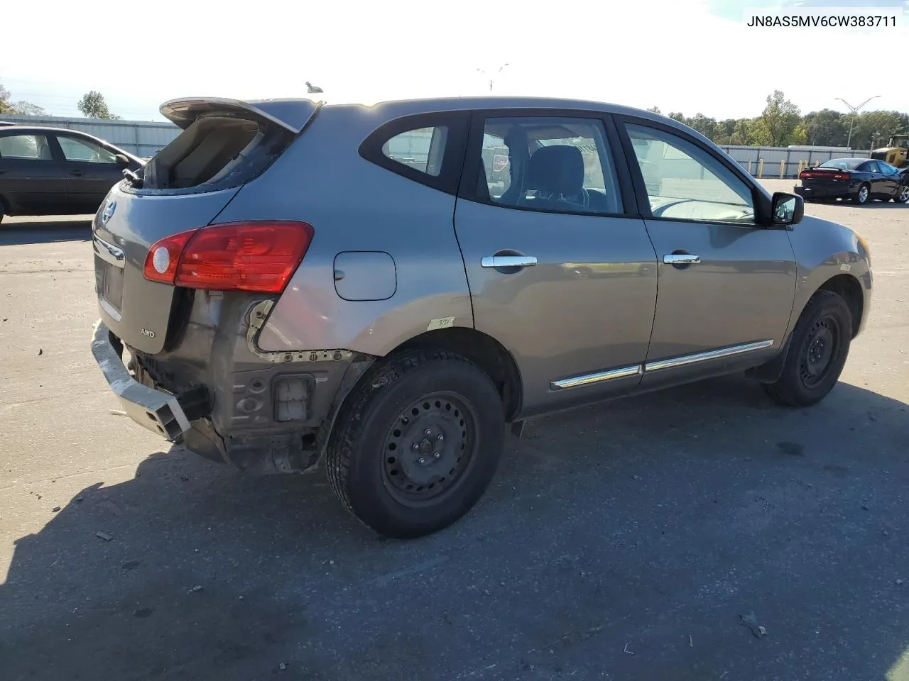 2012 Nissan Rogue S VIN: JN8AS5MV6CW383711 Lot: 74811614