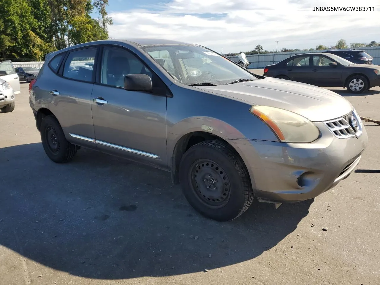 2012 Nissan Rogue S VIN: JN8AS5MV6CW383711 Lot: 74811614