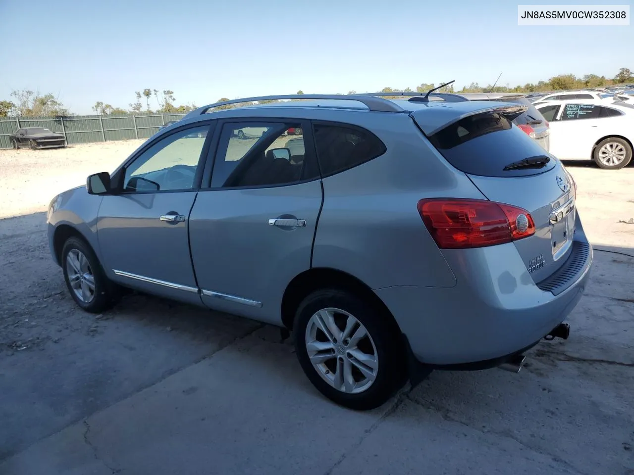 2012 Nissan Rogue S VIN: JN8AS5MV0CW352308 Lot: 74953774