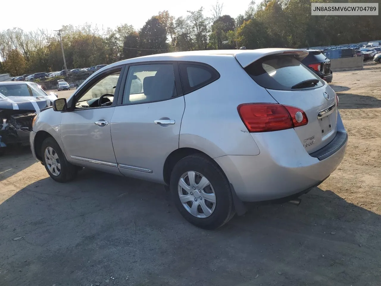 2012 Nissan Rogue S VIN: JN8AS5MV6CW704789 Lot: 75736894