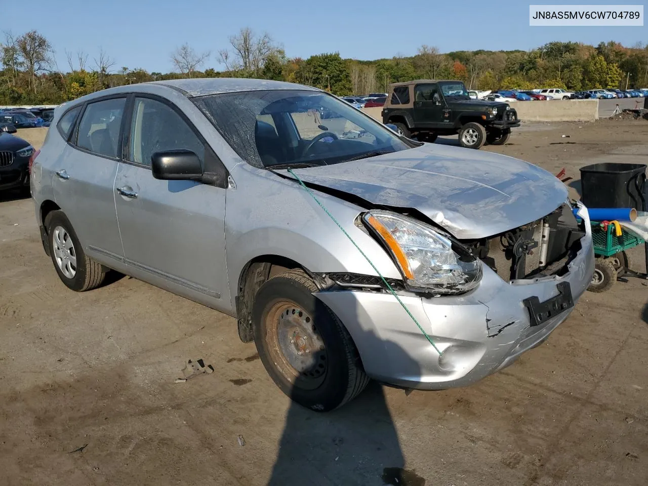 2012 Nissan Rogue S VIN: JN8AS5MV6CW704789 Lot: 75736894