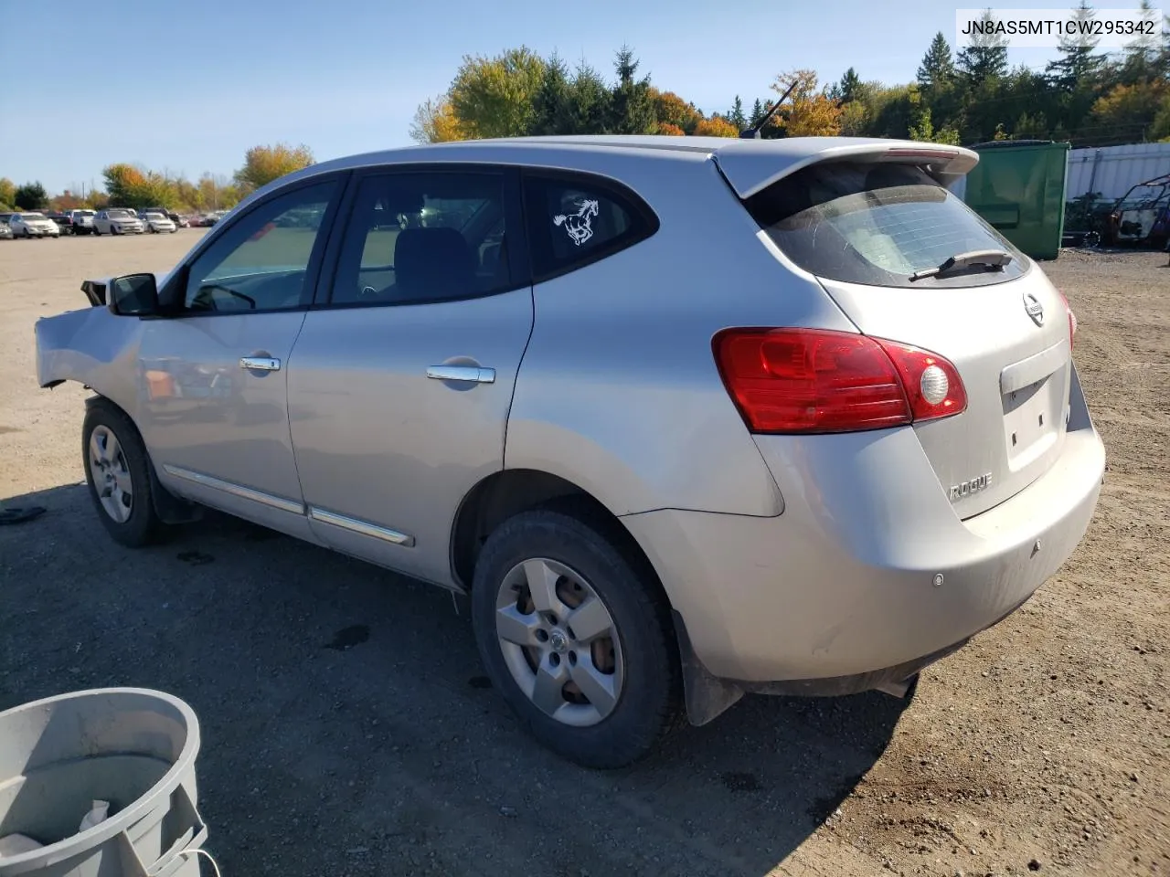 2012 Nissan Rogue S VIN: JN8AS5MT1CW295342 Lot: 75863234