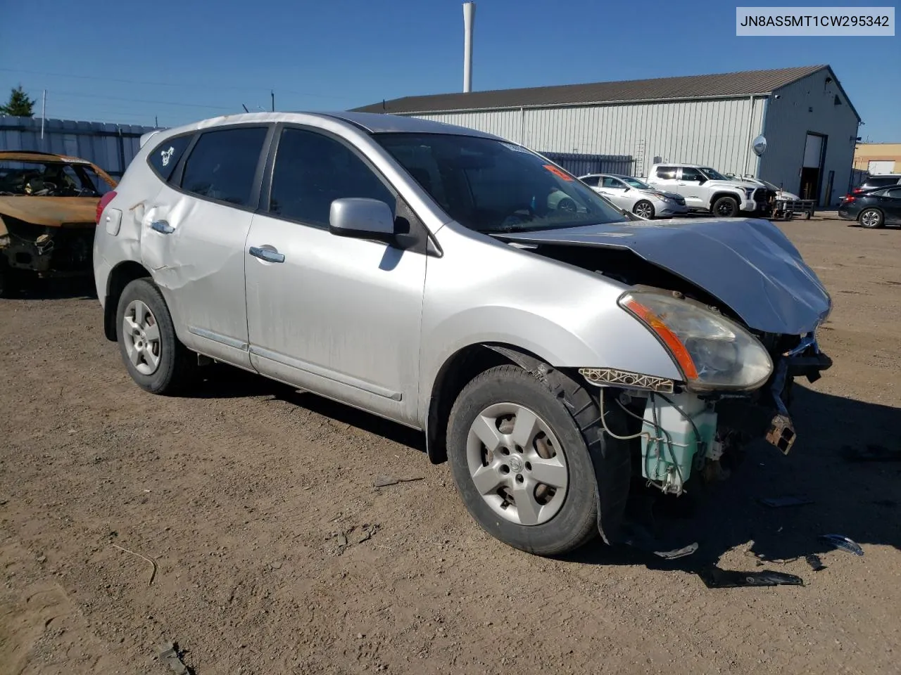 2012 Nissan Rogue S VIN: JN8AS5MT1CW295342 Lot: 75863234