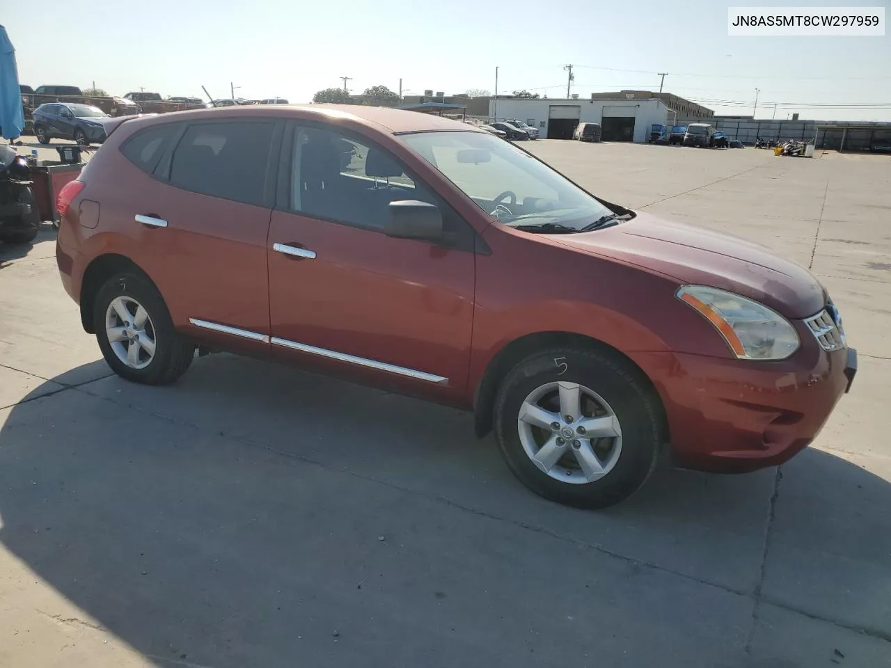 2012 Nissan Rogue S VIN: JN8AS5MT8CW297959 Lot: 76137884