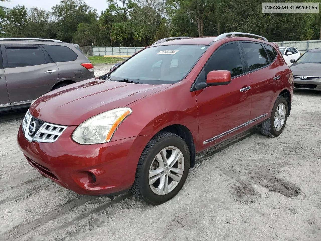 2012 Nissan Rogue S VIN: JN8AS5MTXCW266065 Lot: 76141054