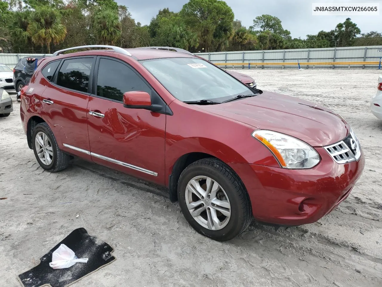 2012 Nissan Rogue S VIN: JN8AS5MTXCW266065 Lot: 76141054