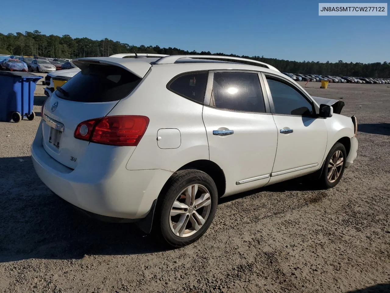 2012 Nissan Rogue S VIN: JN8AS5MT7CW277122 Lot: 76379424