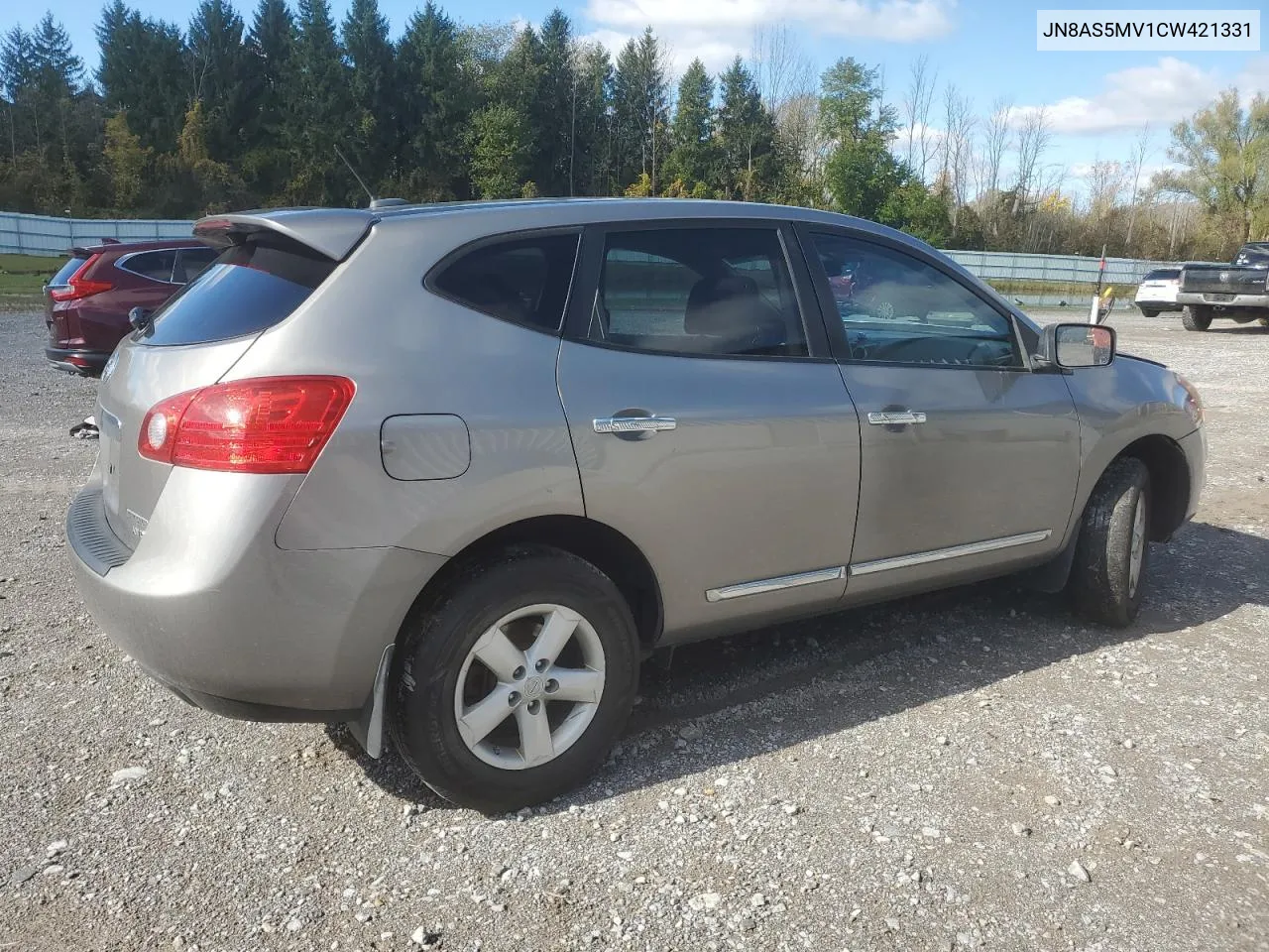 2012 Nissan Rogue S VIN: JN8AS5MV1CW421331 Lot: 76464964