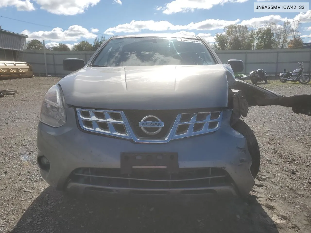 2012 Nissan Rogue S VIN: JN8AS5MV1CW421331 Lot: 76464964