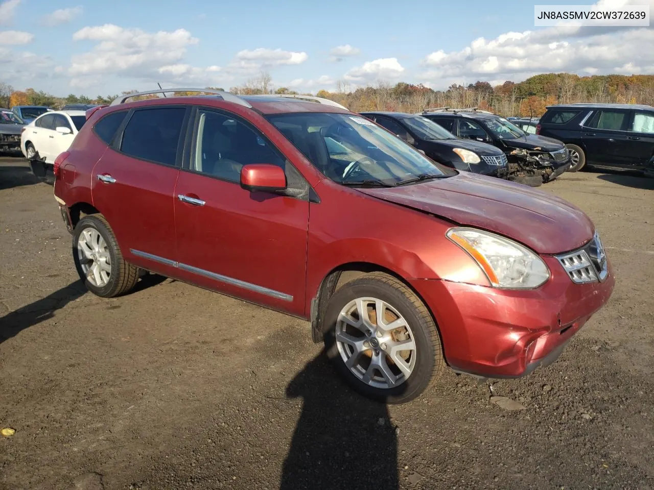 2012 Nissan Rogue S VIN: JN8AS5MV2CW372639 Lot: 76592854