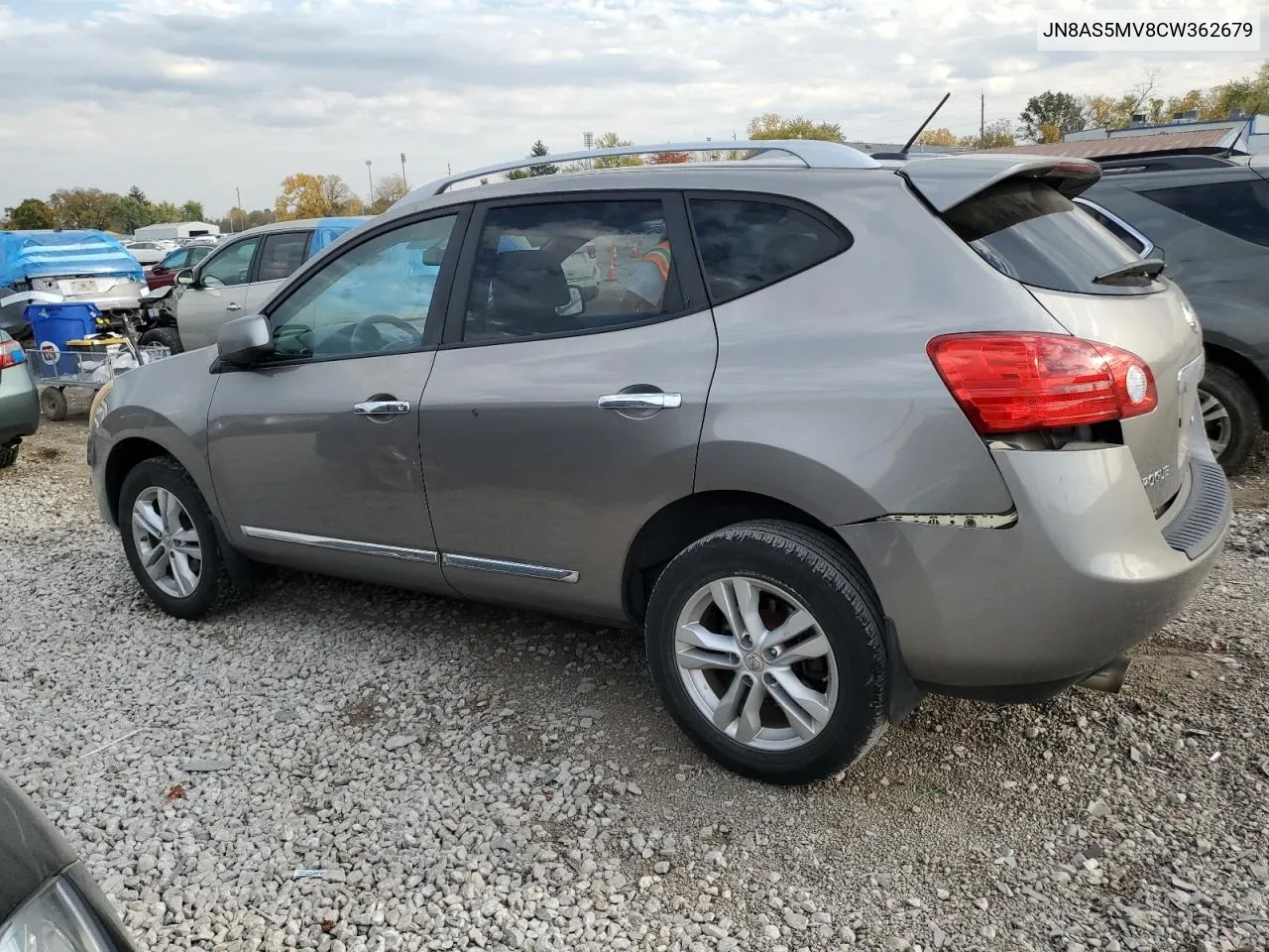 2012 Nissan Rogue S VIN: JN8AS5MV8CW362679 Lot: 76960284