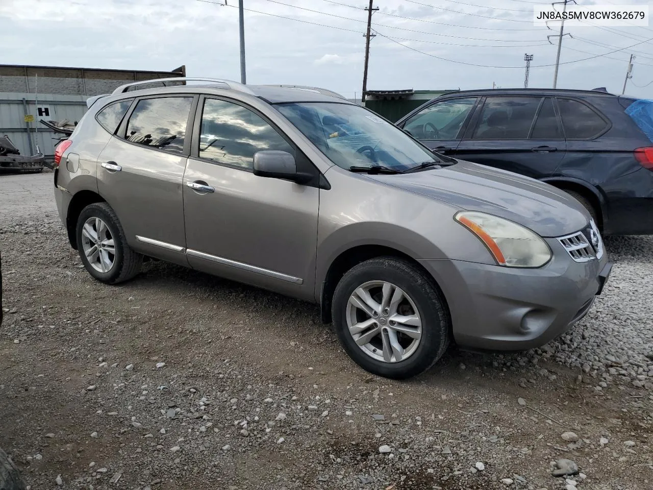 2012 Nissan Rogue S VIN: JN8AS5MV8CW362679 Lot: 76960284