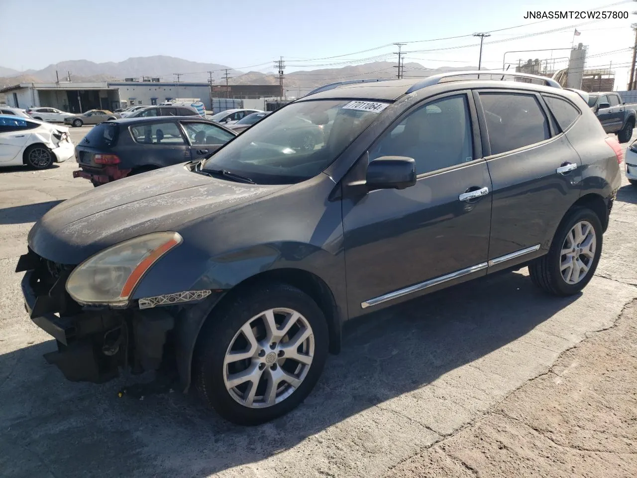 2012 Nissan Rogue S VIN: JN8AS5MT2CW257800 Lot: 77011064