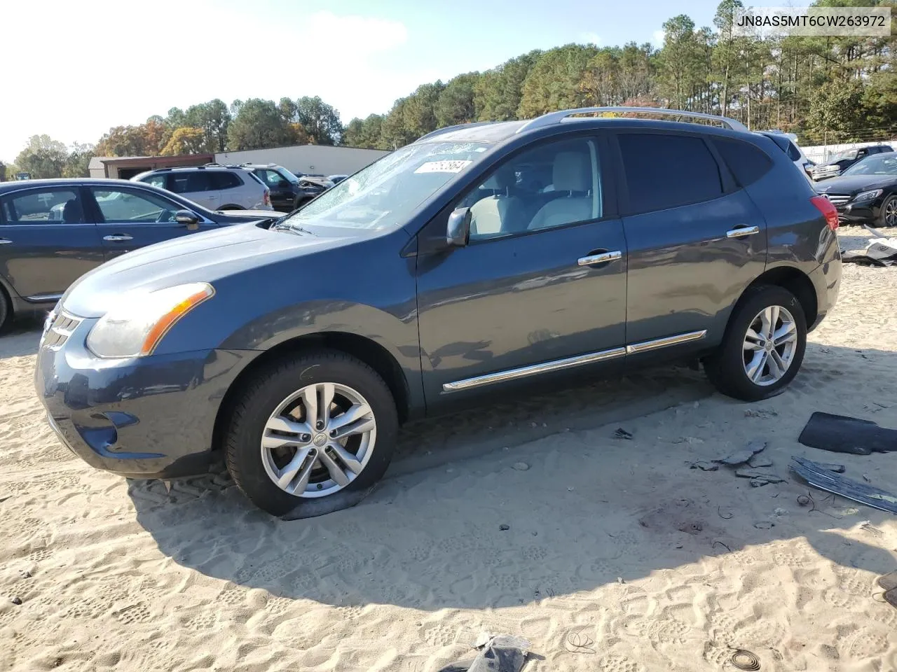 2012 Nissan Rogue S VIN: JN8AS5MT6CW263972 Lot: 77252864