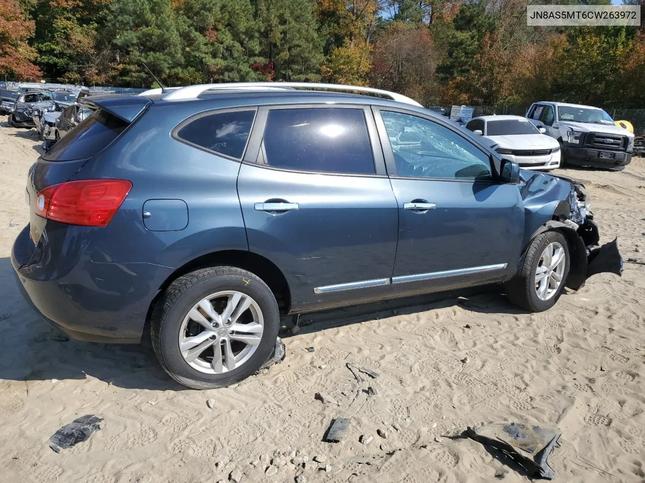 2012 Nissan Rogue S VIN: JN8AS5MT6CW263972 Lot: 77252864