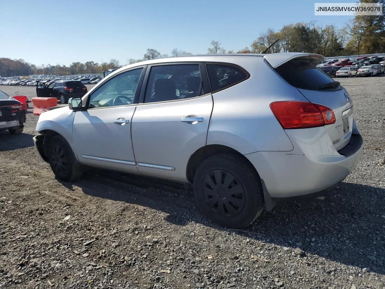 2012 Nissan Rogue S VIN: JN8AS5MV6CW369078 Lot: 77278704