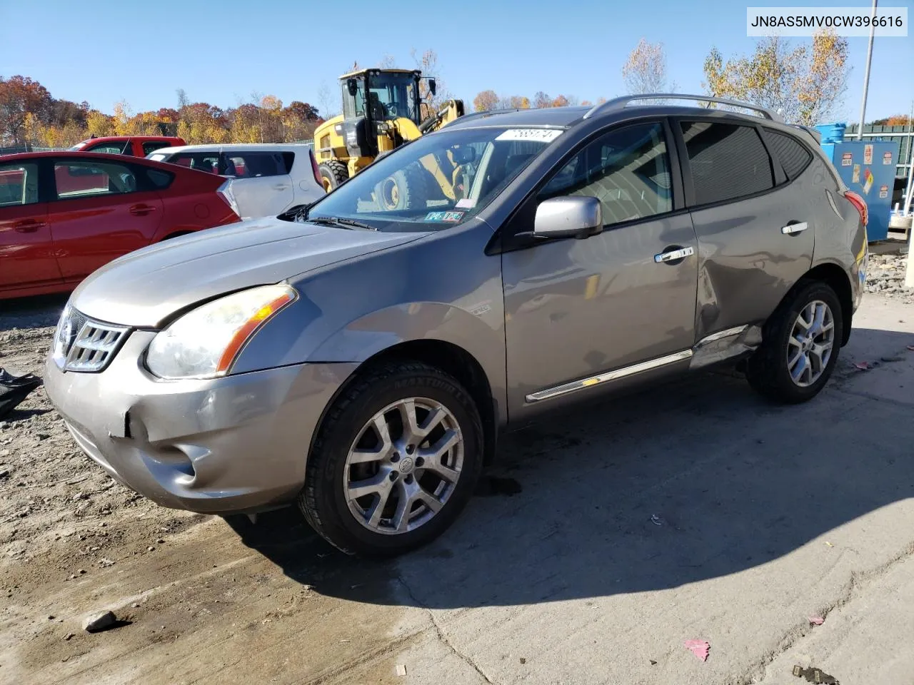 2012 Nissan Rogue S VIN: JN8AS5MV0CW396616 Lot: 77585174