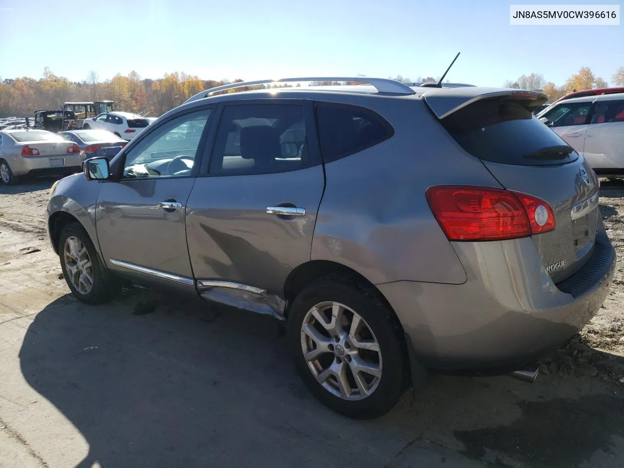 2012 Nissan Rogue S VIN: JN8AS5MV0CW396616 Lot: 77585174