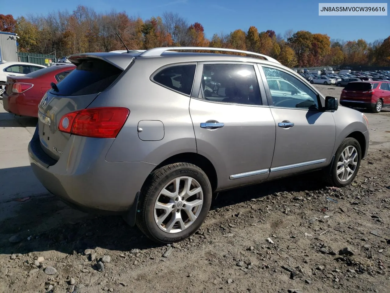 2012 Nissan Rogue S VIN: JN8AS5MV0CW396616 Lot: 77585174