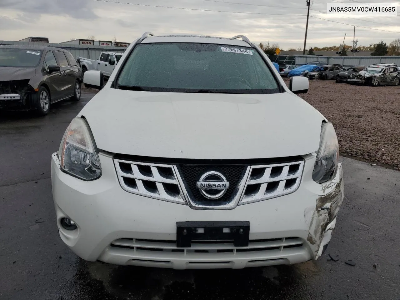 2012 Nissan Rogue S VIN: JN8AS5MV0CW416685 Lot: 77667344