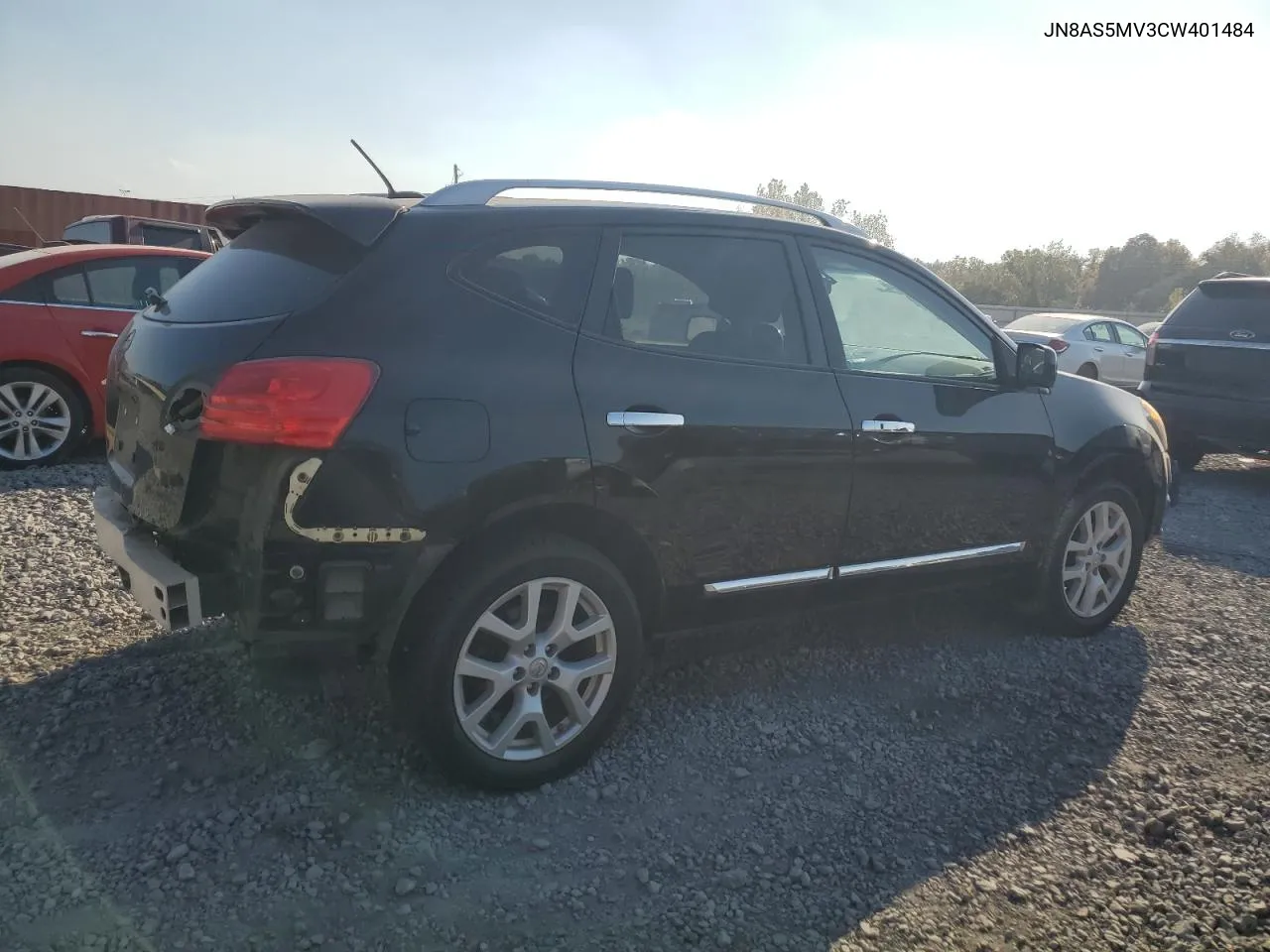 2012 Nissan Rogue S VIN: JN8AS5MV3CW401484 Lot: 77751654