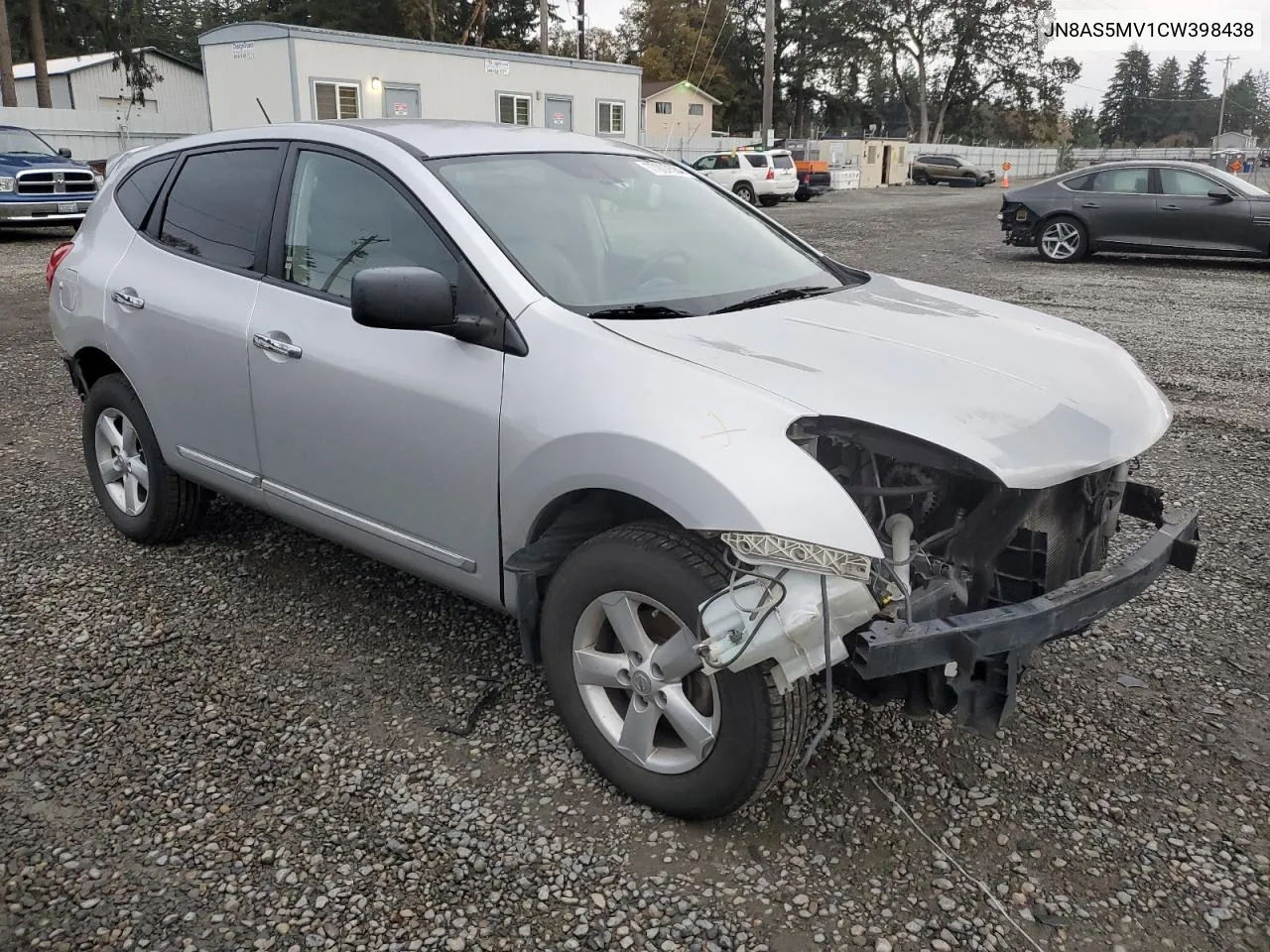 2012 Nissan Rogue S VIN: JN8AS5MV1CW398438 Lot: 77907534