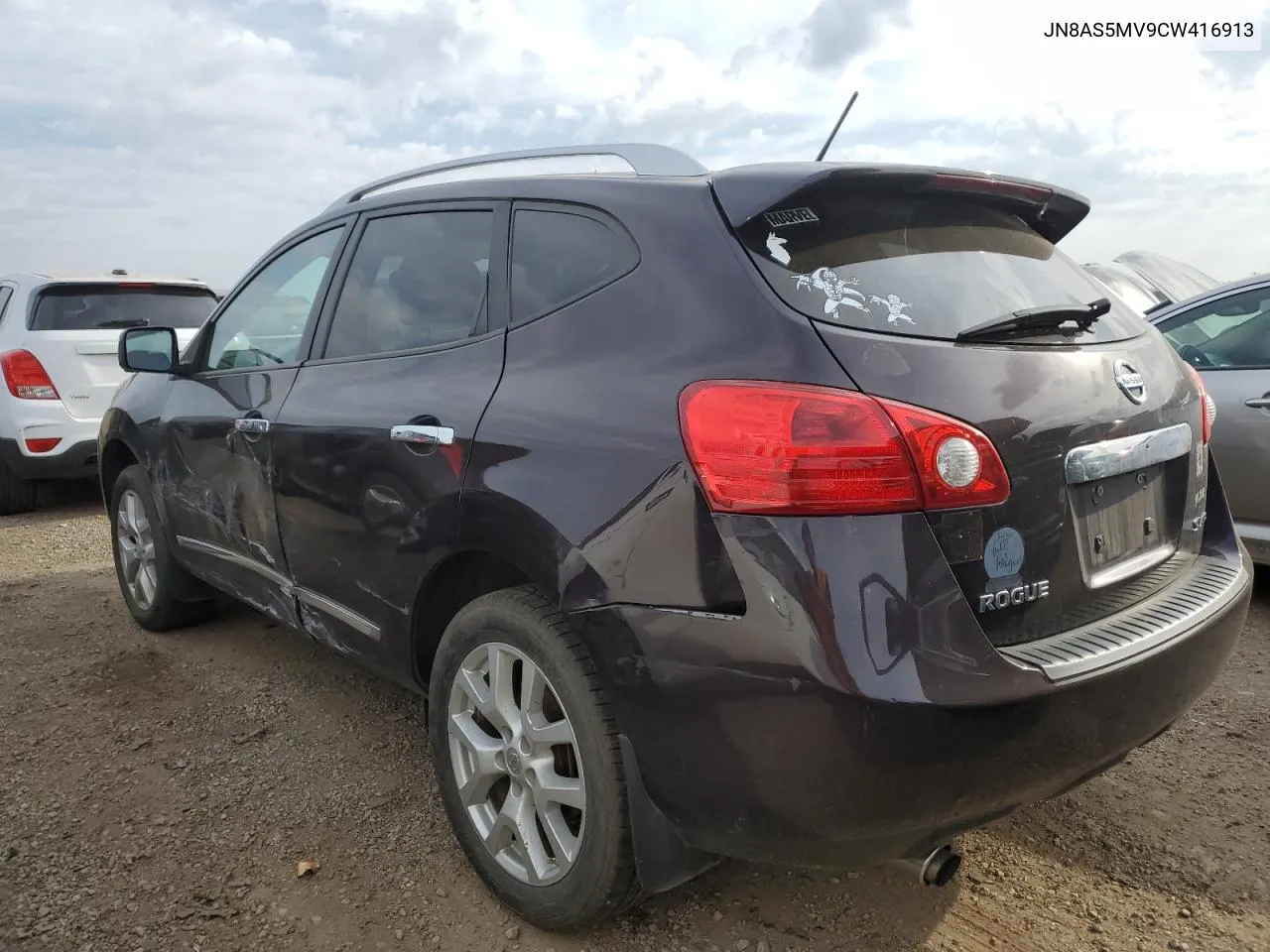 2012 Nissan Rogue S VIN: JN8AS5MV9CW416913 Lot: 78358664