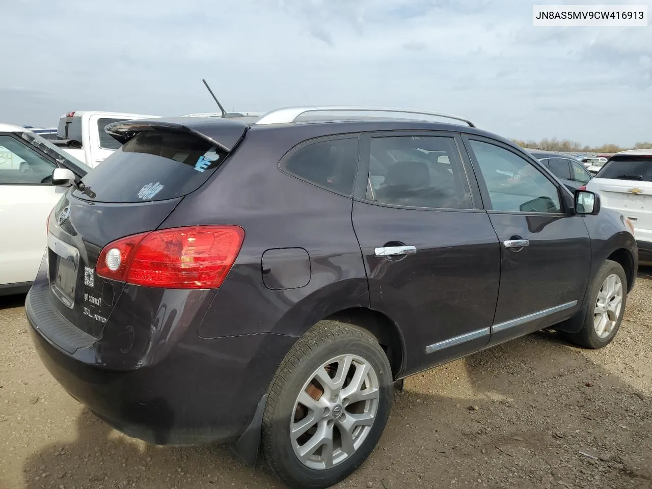 2012 Nissan Rogue S VIN: JN8AS5MV9CW416913 Lot: 78358664