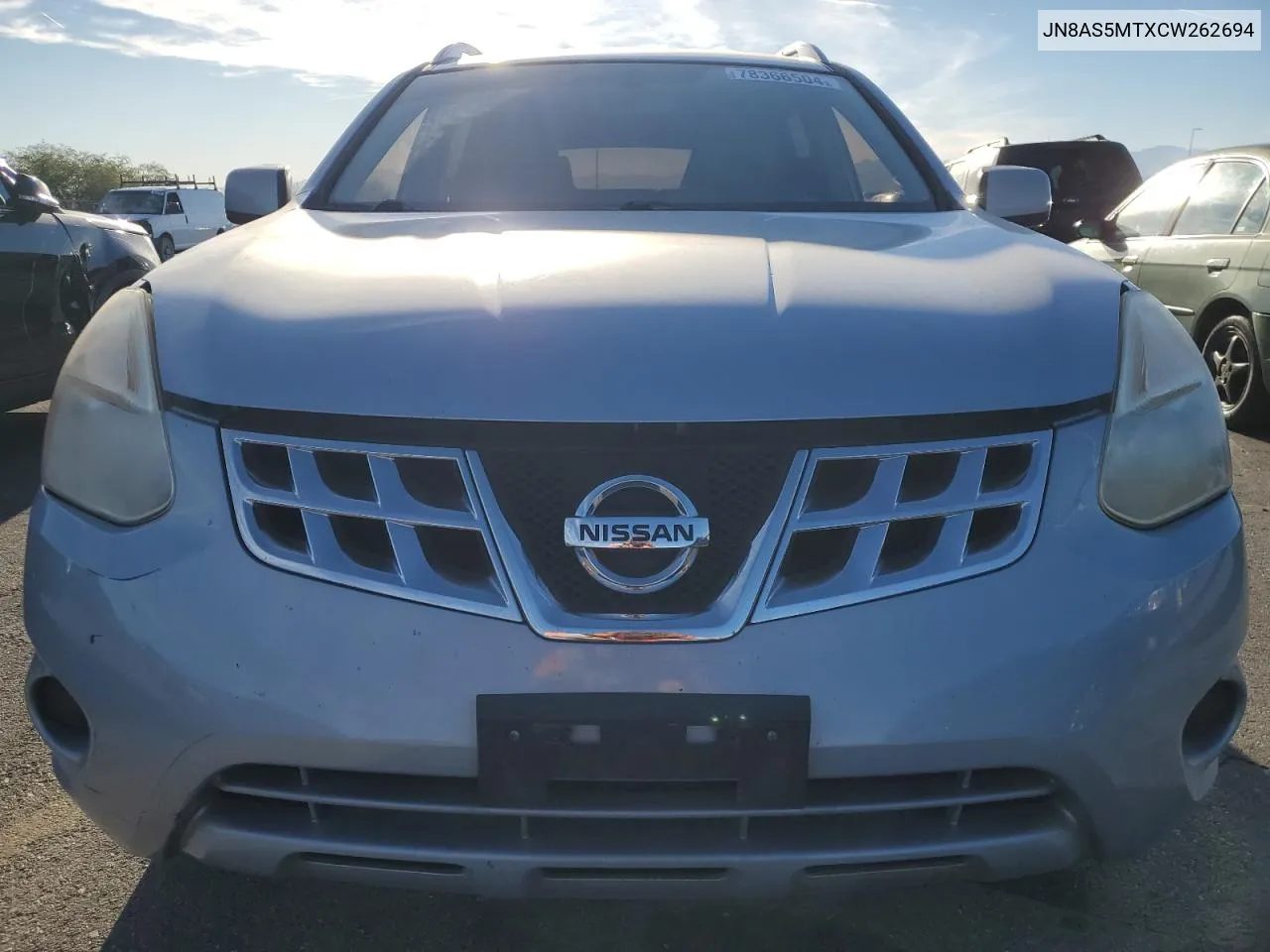 2012 Nissan Rogue S VIN: JN8AS5MTXCW262694 Lot: 78366504