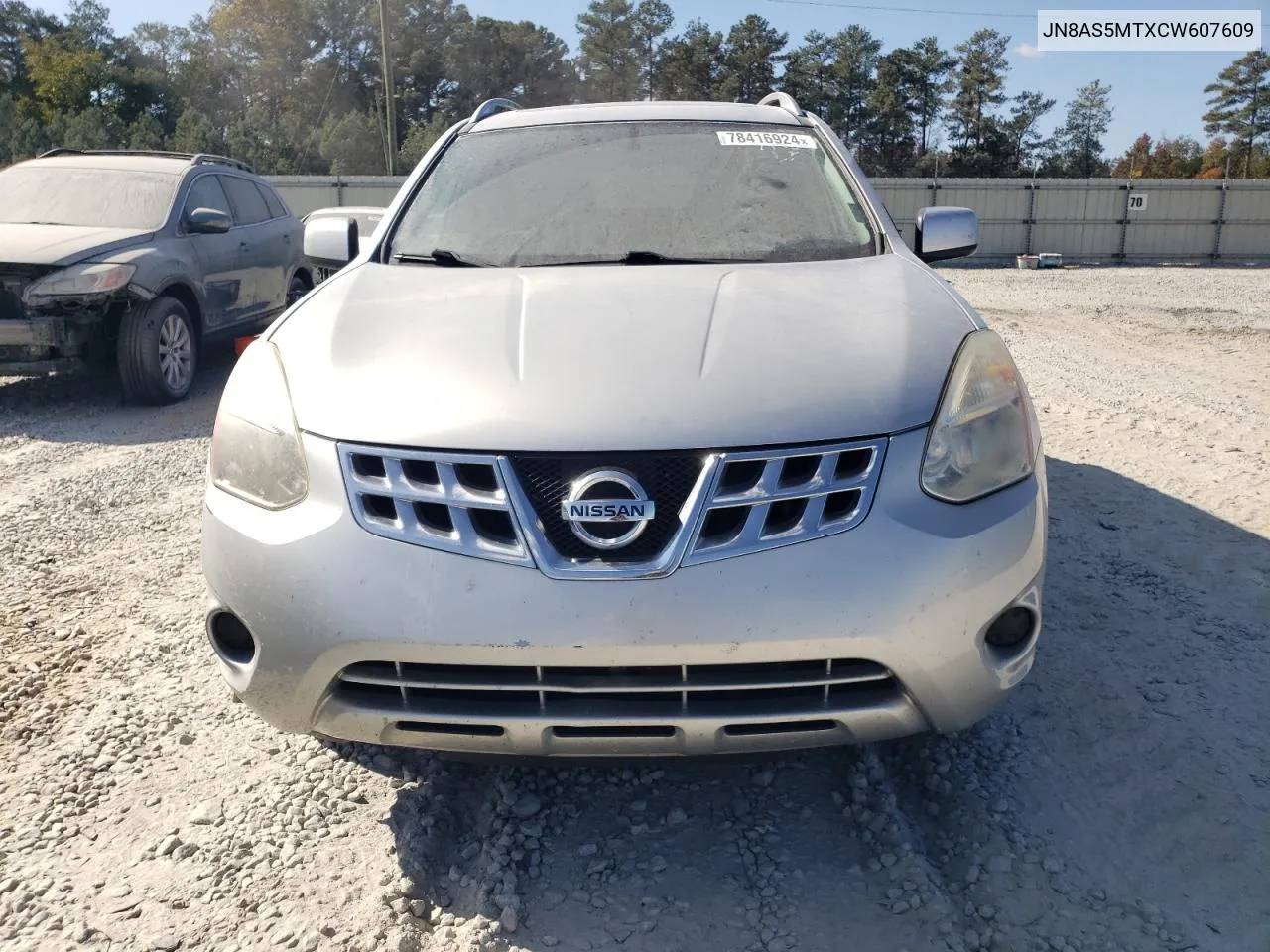 2012 Nissan Rogue S VIN: JN8AS5MTXCW607609 Lot: 78416924