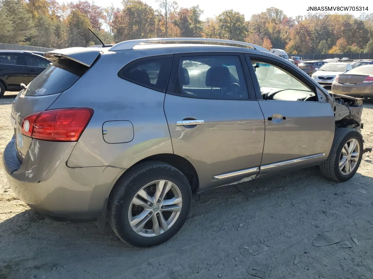 2012 Nissan Rogue S VIN: JN8AS5MV8CW705314 Lot: 78522404