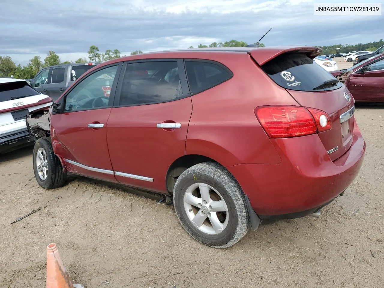 2012 Nissan Rogue S VIN: JN8AS5MT1CW281439 Lot: 78829404