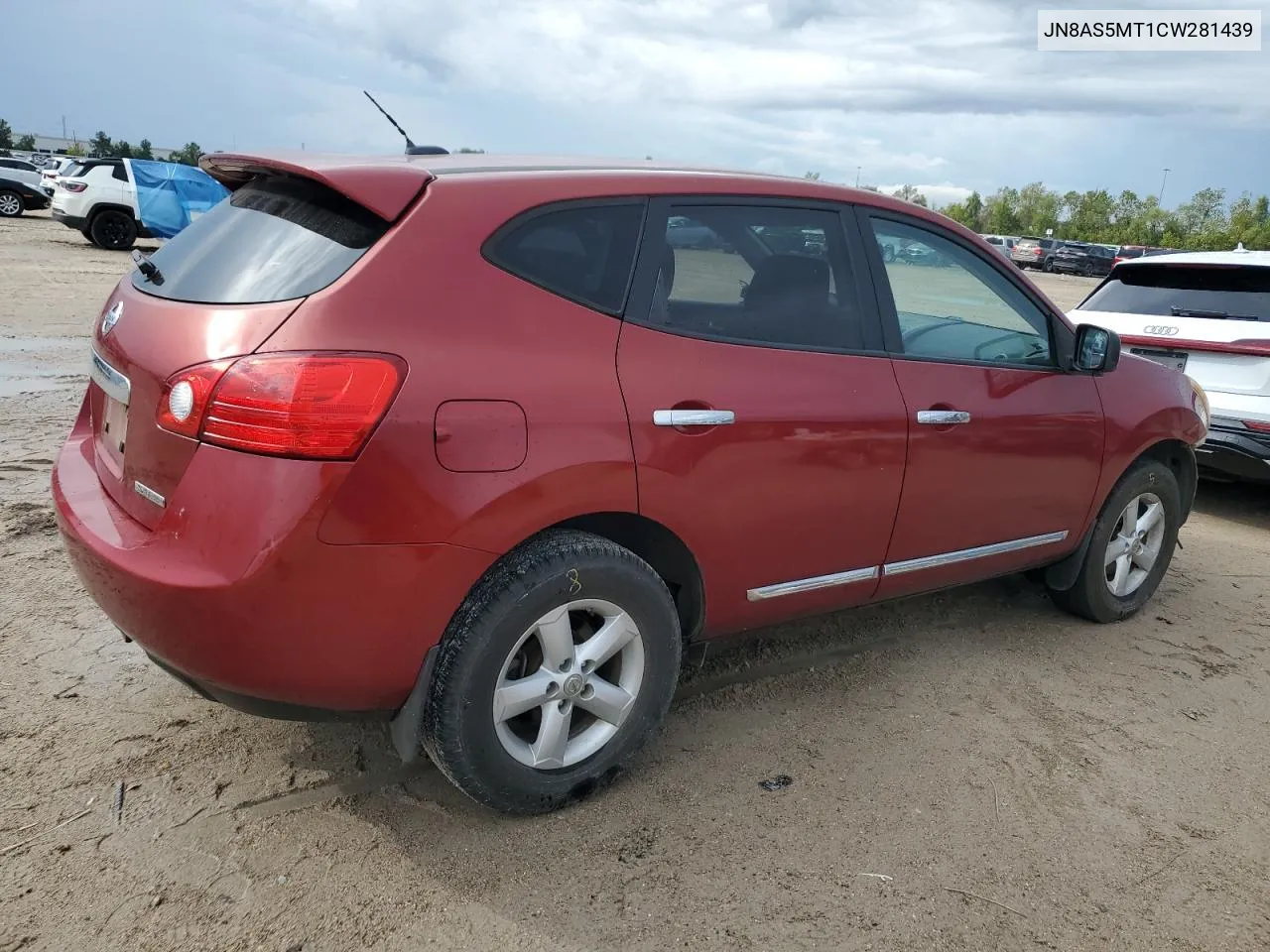 2012 Nissan Rogue S VIN: JN8AS5MT1CW281439 Lot: 78829404