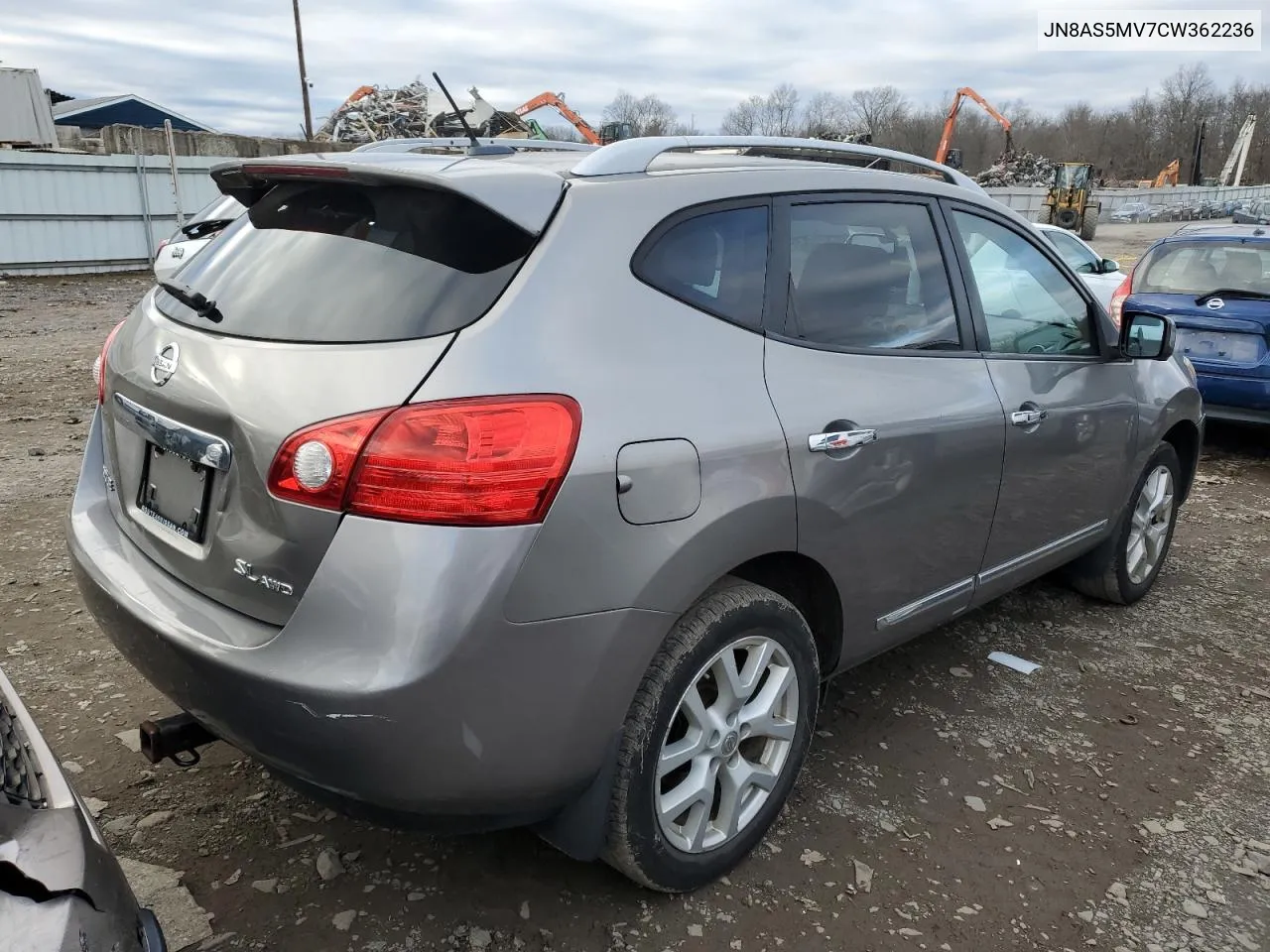 2012 Nissan Rogue S VIN: JN8AS5MV7CW362236 Lot: 79593483